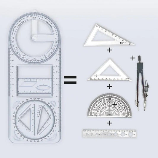 All-in-One Geometric Ruler