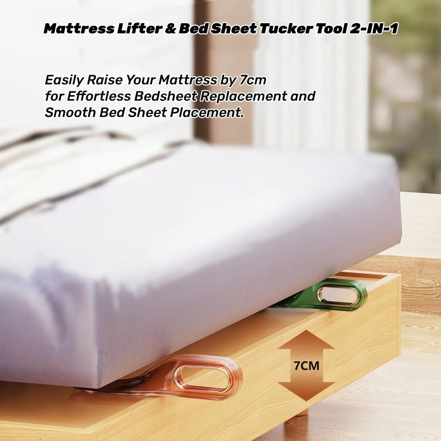 Bed Sheet Tucking & Lifting Helper (Pack of 2)