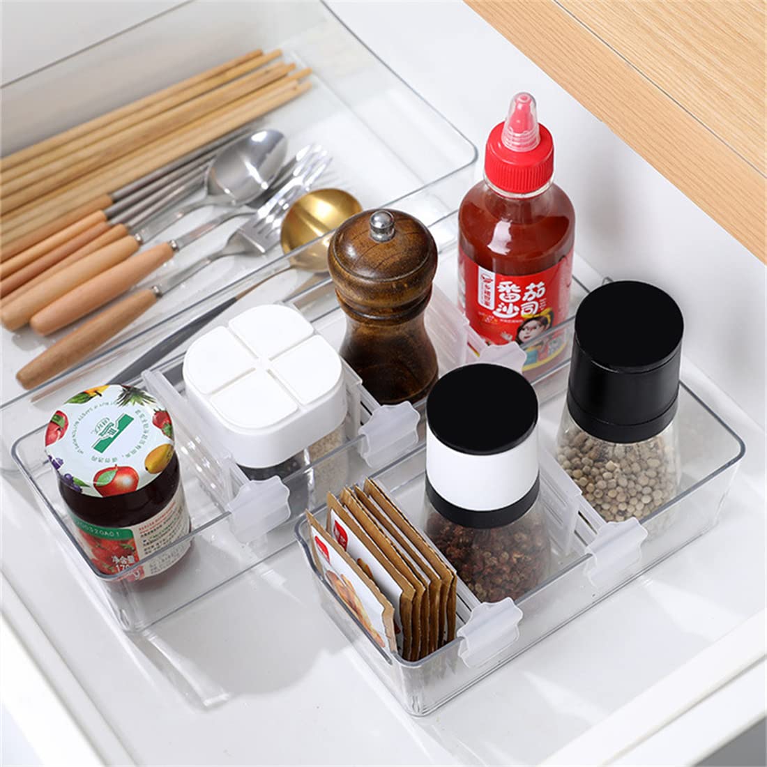 Adjustable Fridge Shelf Divider Clips
