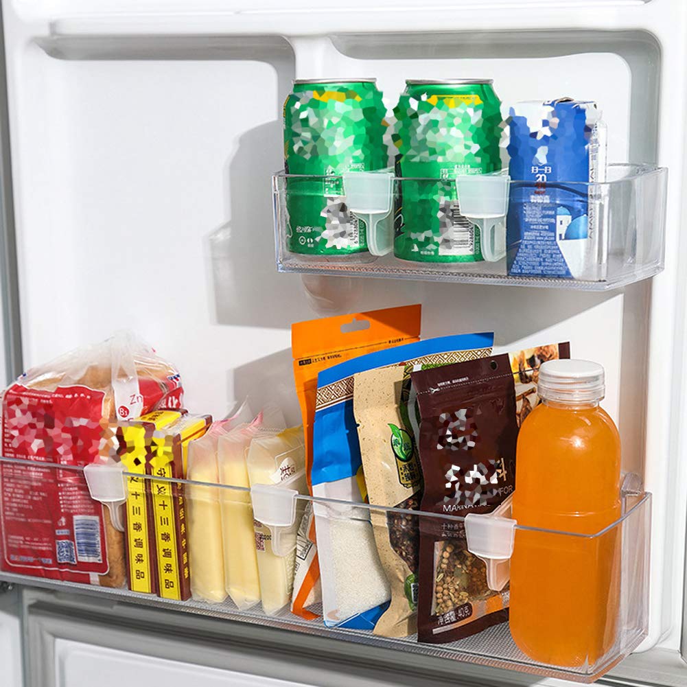 Adjustable Fridge Shelf Divider Clips
