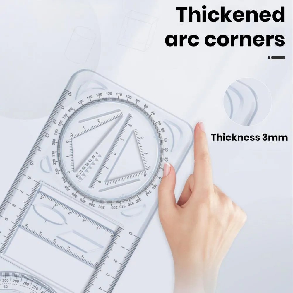 All-in-One Geometric Ruler