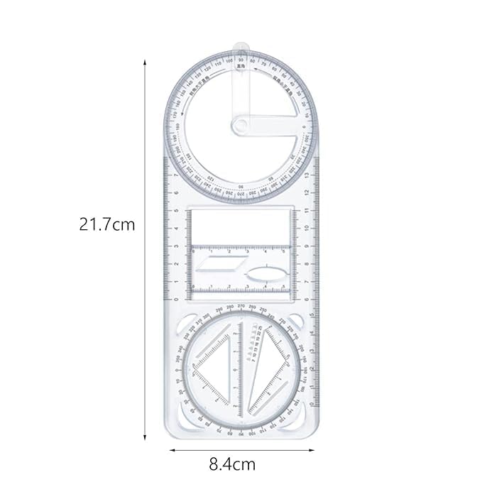 All-in-One Geometric Ruler