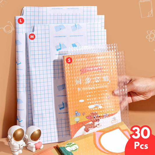 PakkaMart Self-Adhesive Transparent Book Covers