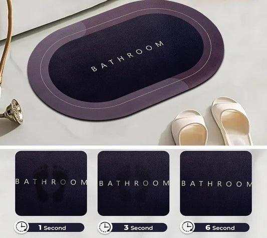 Water Absorbing Bathroom Mat