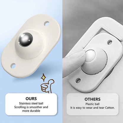 360° Adhesive Mini Caster Wheels