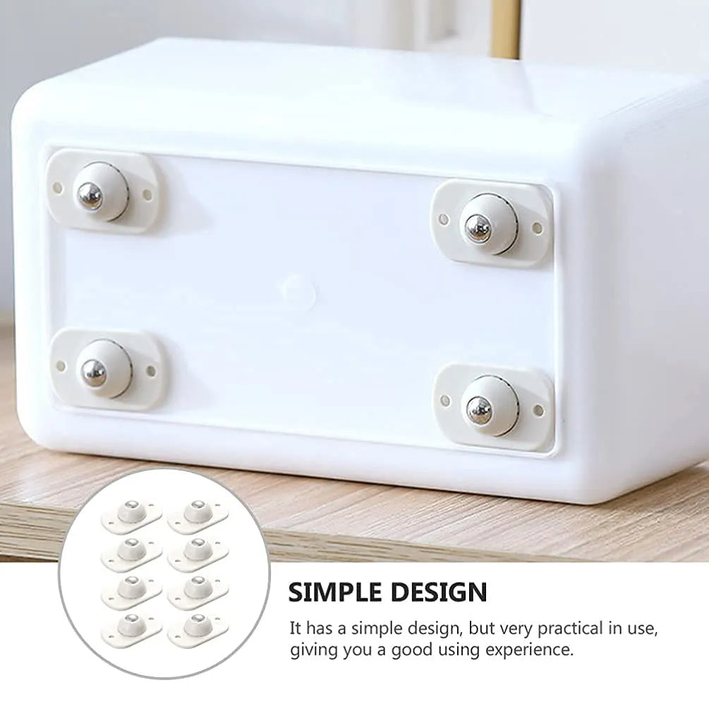 360° Adhesive Mini Caster Wheels