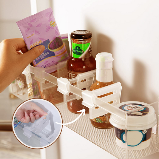 Adjustable Fridge Shelf Divider Clips